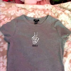 Grey rue 21 tee shirt